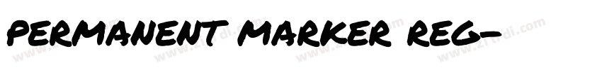 permanent marker reg字体转换